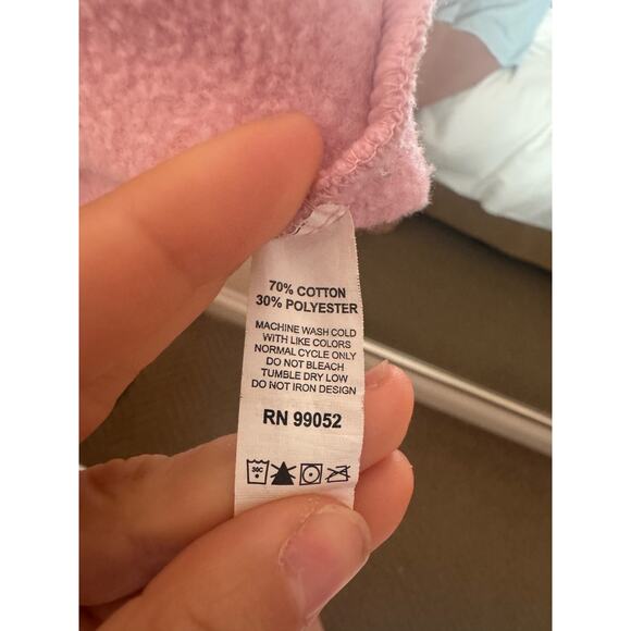 Glossier Pink Crew Neck size S - Picture 3 of 8